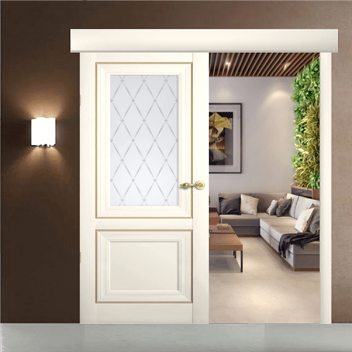 Раздвижная дверь ПРАДО, винил (ст.матовое)